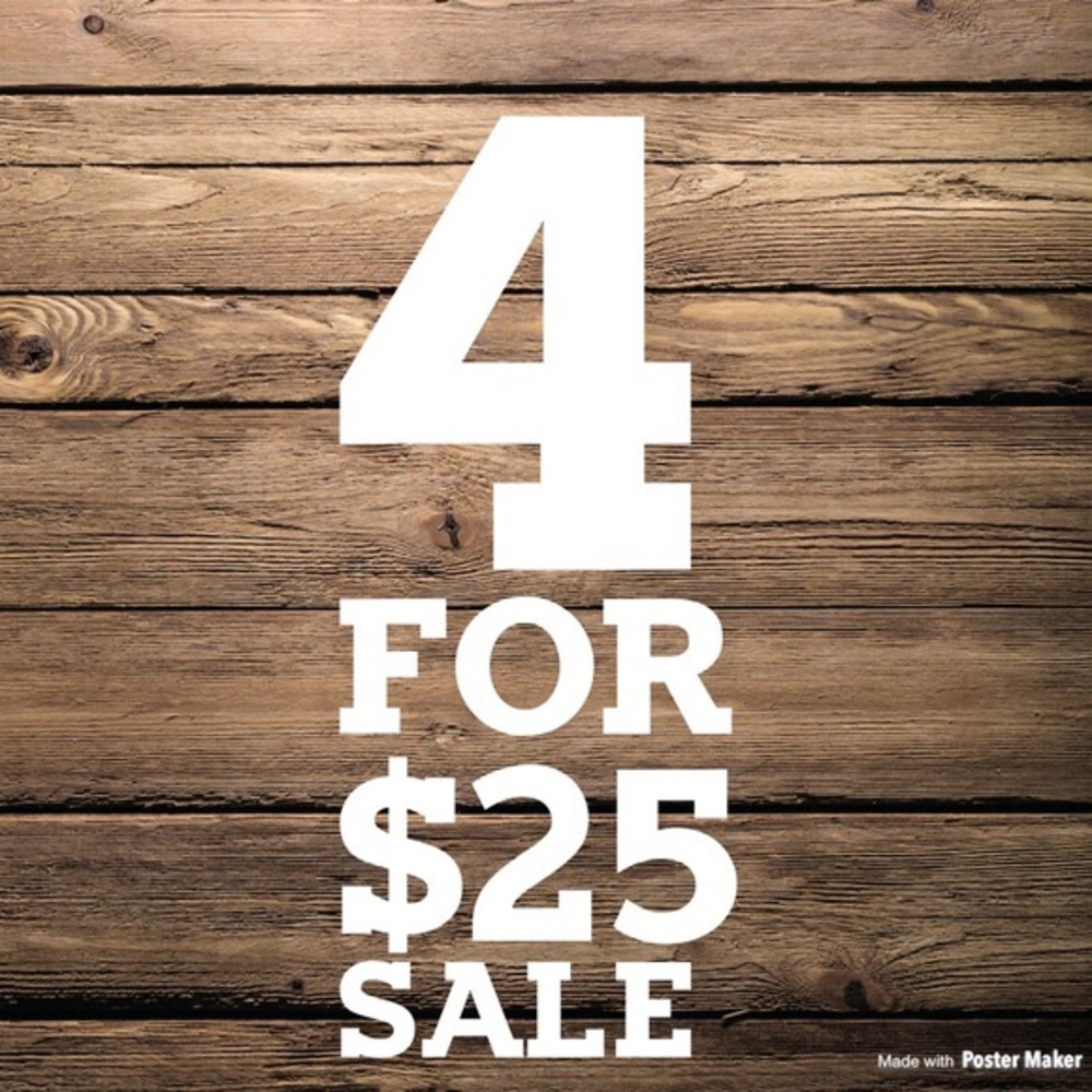 ♦️SALE♦️ 4 Items for $25 Bundle